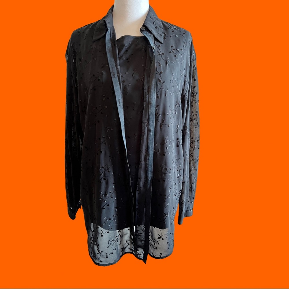 Dana b and Karen blouse two piece set
